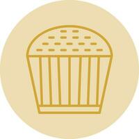 Cupcake-Vektor-Icon-Design vektor