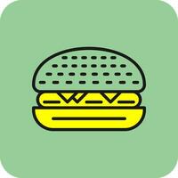 Sandwich-Vektor-Icon-Design vektor