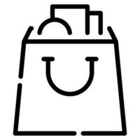 handla väska ikon för uiux, webb, app, infografik, etc vektor