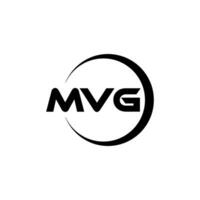 mvg Brief Logo Design, Inspiration zum ein einzigartig Identität. modern Eleganz und kreativ Design. Wasserzeichen Ihre Erfolg mit das auffällig diese Logo. vektor