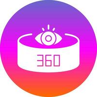 360 Grad Aussicht Vektor Symbol Design