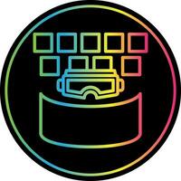 vr Kino Bildschirm Vektor Symbol Design