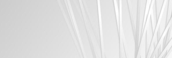Weiß grau minimal Streifen abstrakt geometrisch Hintergrund vektor