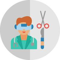 virtuell verklighet kirurgi vektor ikon design