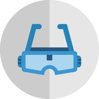 förändrad verklighet glasögon vektor ikon design