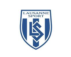 lausanne Sport Verein Logo Symbol Schweiz Liga Fußball abstrakt Design Vektor Illustration