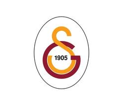 galatasaray klubb logotyp symbol Kalkon liga fotboll abstrakt design vektor illustration