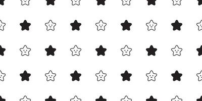 Star nahtlos Muster Vektor Weihnachten Geschenk wickeln Papier Schal isoliert Karikatur Fliese Hintergrund wiederholen Hintergrund Illustration Gekritzel Design
