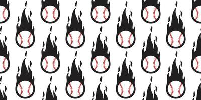 baseboll brand sömlös mönster vektor mjuk boll sport tecknad serie scarf isolerat upprepa tapet bricka bakgrund illustration klotter design