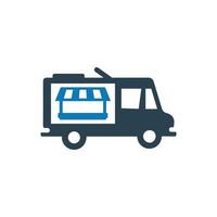 Food-Truck-Symbol vektor