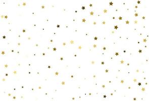 fallande gyllene stjärnor guld konfetti firande vektor