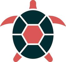 Symbol für Schildkrötenvektor vektor