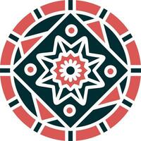 Mandala-Vektor-Symbol vektor