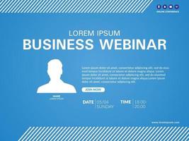 banner webinar-mall vektor