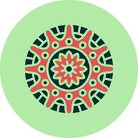 Mandala-Vektor-Symbol vektor