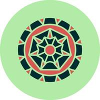 Mandala-Vektor-Symbol vektor