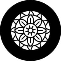 Mandala-Vektor-Symbol vektor