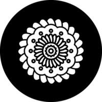 Mandala-Vektor-Symbol vektor