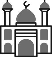 Moschee-Vektor-Symbol vektor