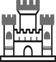 Schloss-Vektor-Symbol vektor