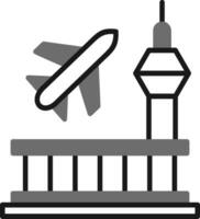 Flughafen-Vektor-Symbol vektor