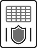 Polizei-Schild-Vektor-Symbol vektor