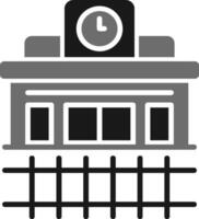 Zug Bahnhof Vektor Symbol