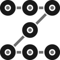 Blockchain-Vektorsymbol vektor