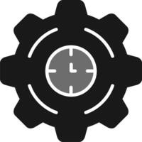 Zeitmanagement-Vektorsymbol vektor