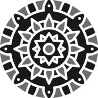 Mandala-Vektor-Symbol vektor