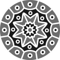 Mandala-Vektor-Symbol vektor