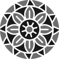 Mandala-Vektor-Symbol vektor