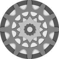 Mandala-Vektor-Symbol vektor