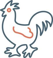 Huhn-Vektor-Symbol vektor