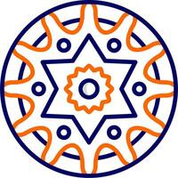 mandala vektor ikon