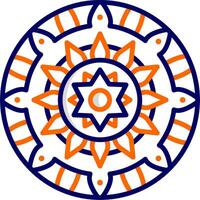 mandala vektor ikon