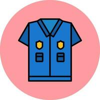 Polizei Uniform Vektor Symbol