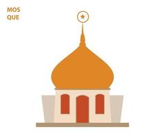 Moschee-Vektor-Design kostenloser Download vektor