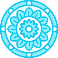 Mandala-Vektor-Symbol vektor