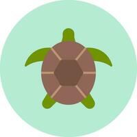 Symbol für Schildkrötenvektor vektor