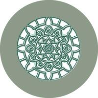 Mandala-Vektor-Symbol vektor