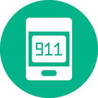 911 Anruf Vektor Symbol