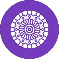 Mandala-Vektor-Symbol vektor