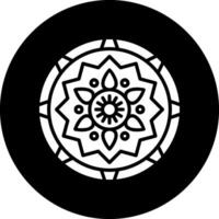 Mandala-Vektor-Symbol vektor