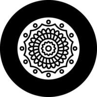 Mandala-Vektor-Symbol vektor