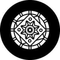 Mandala-Vektor-Symbol vektor