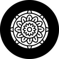 Mandala-Vektor-Symbol vektor