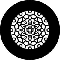 Mandala-Vektor-Symbol vektor