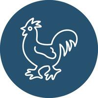 Huhn-Vektor-Symbol vektor