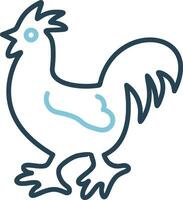 Huhn-Vektor-Symbol vektor